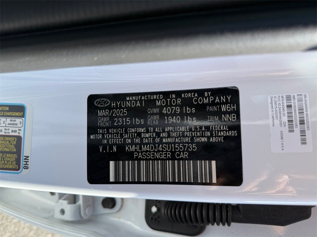 2025 Hyundai ELANTRA HYBRID SEL Sport