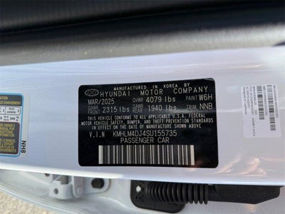 2025 Hyundai ELANTRA HYBRID SEL Sport