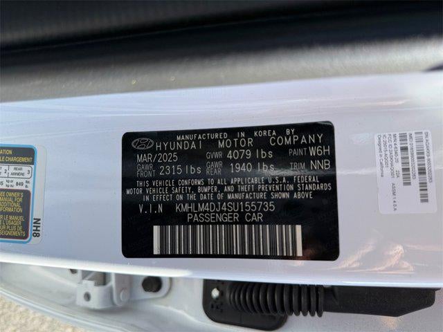 2025 Hyundai ELANTRA HYBRID SEL Sport