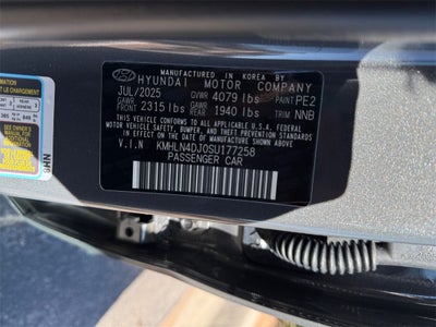 2025 Hyundai ELANTRA HYBRID Limited