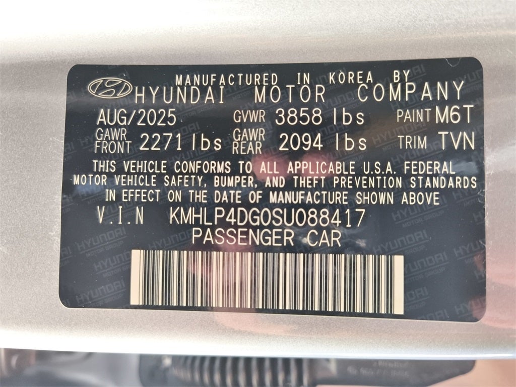 2025 Hyundai ELANTRA Limited