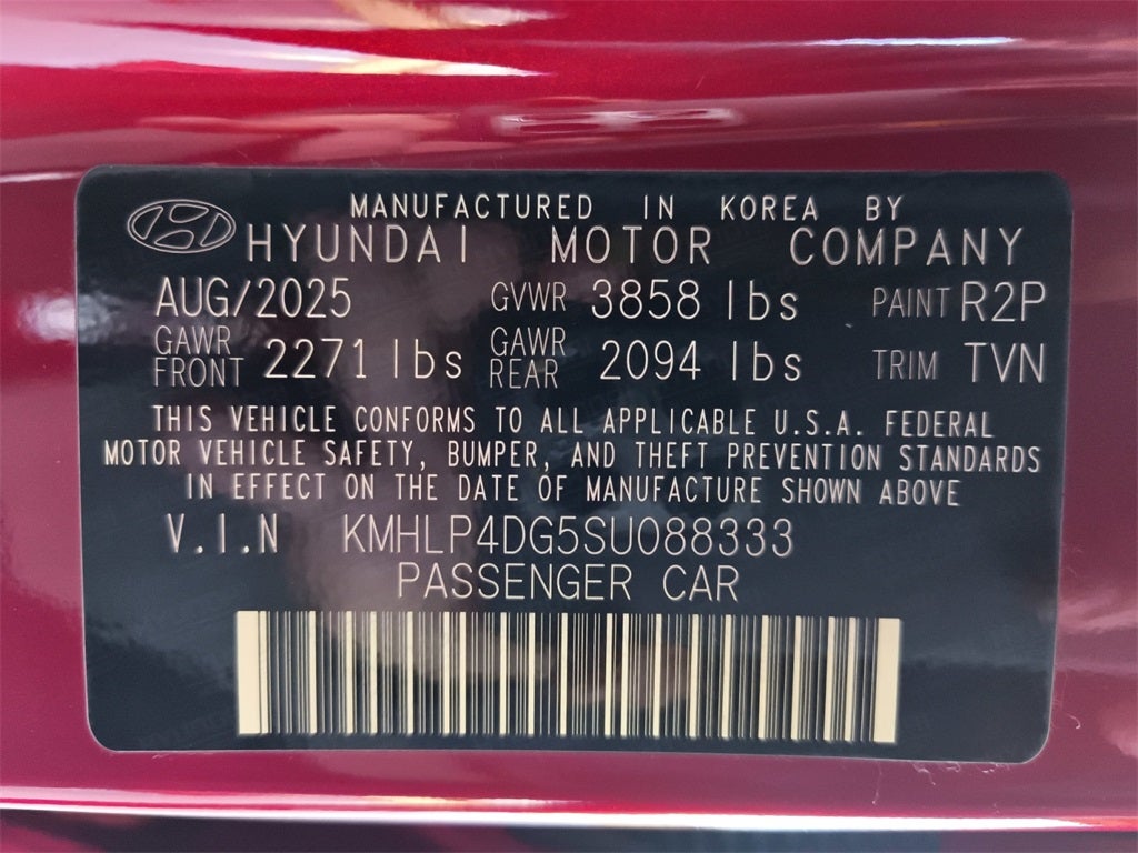 2025 Hyundai ELANTRA Limited