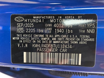 2026 Hyundai ELANTRA N Line