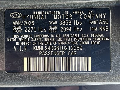 2026 Hyundai ELANTRA SEL Sport Premium