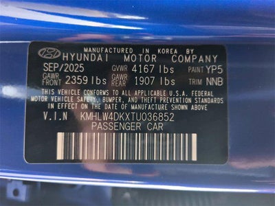 2026 Hyundai ELANTRA N Sedan