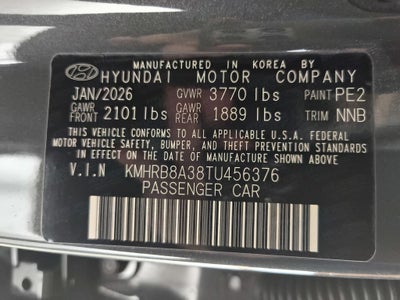 2026 Hyundai VENUE SE