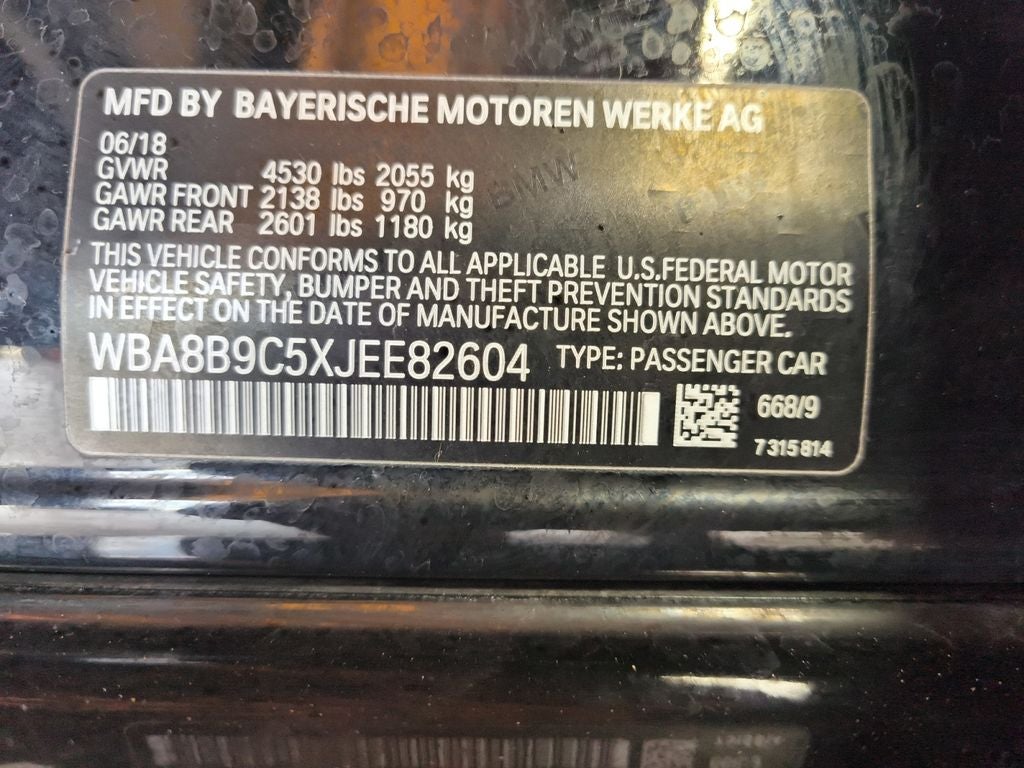 2018 BMW 3 Series 330i