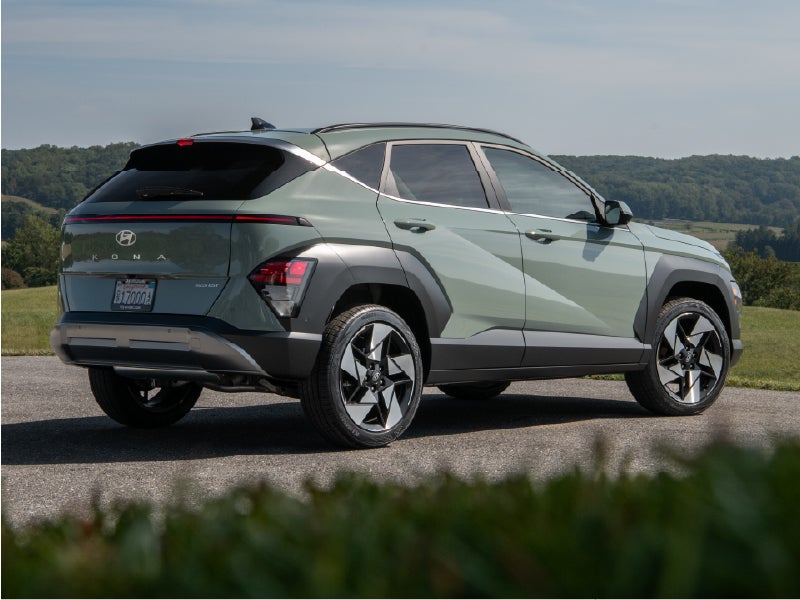 Green Hyundai SUV