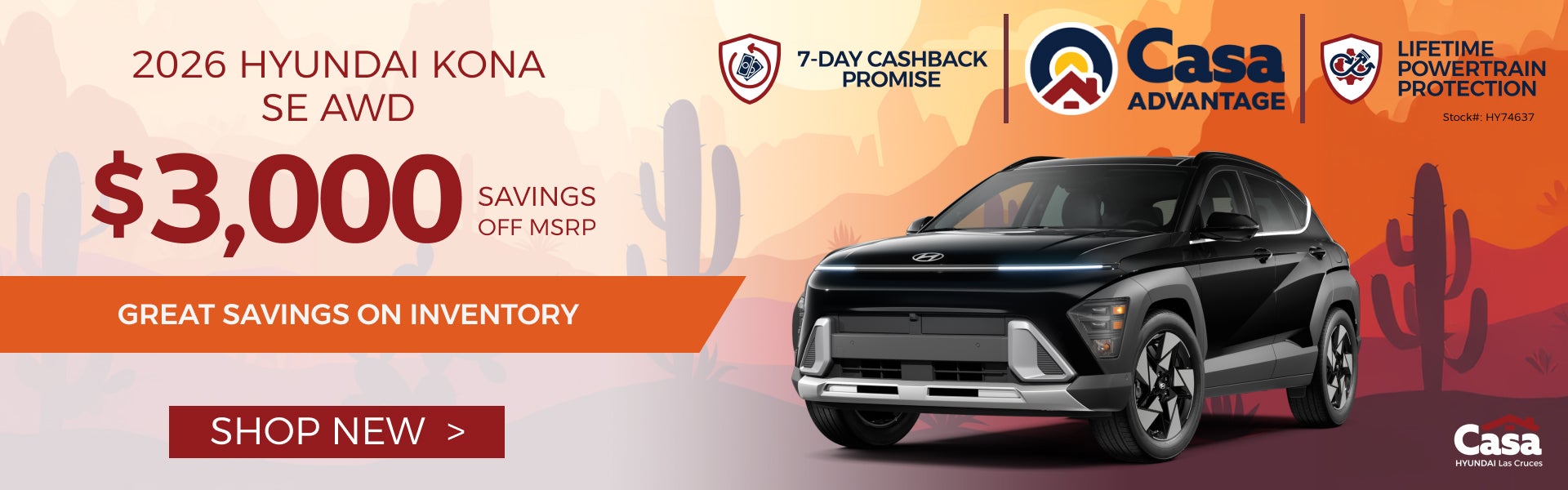 2026 Hyundai Kona SE AWD