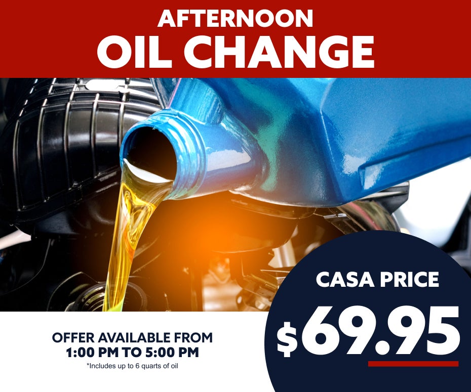 Afternoon Oil Change Special